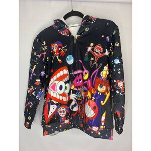 New Lowillar Adult  Size Small  Long Sleeve Full Zip Hoodie Jacket Circus Punics